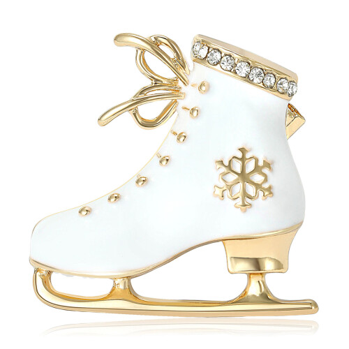 Broches de chaussures de Ski et de patins à glace,-Blanc