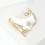 Broche créative pour chaussures de patinage de ski, pour-Blanc 4