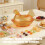 Artistic Plastic Hen on Nest Candy Bowl Covered Jar- Clear 7