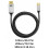 Improved Connectivity USB C to  Cable for 8K60Hz Clearly-1m 4