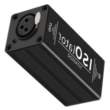 Zware metalen XLR/6,35 mm aardlusruisfilter, ideaal-XLR-ingang