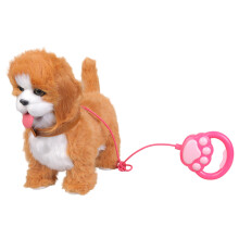 Childrens Electric Stuffed Animals Toy That-Brown And White
