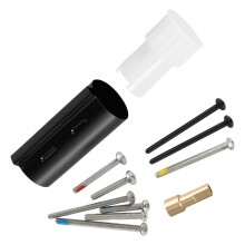 Stainless Steel Extension for Single Handle Tub and-Black