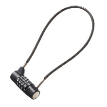 Adjustable Passwords Combination Lock Flexible Steel Cable for