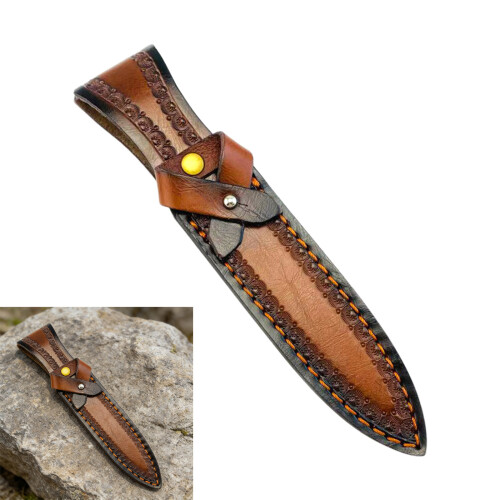 Handcrafted Leather Cutter Sheath Cutter Holder For Compacts 1