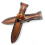Handcrafted Leather Cutter Sheath Cutter Holder For Compacts 6