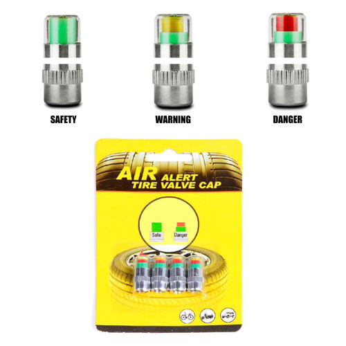 Quick Visual Tire Pressure Checker Monitor Cap Displays-C Sets 2