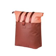 Sacoche porte-bagage - BASIL - Vive 20L - Bordeaux/Rosé - 15-20 L - Crochets MIK