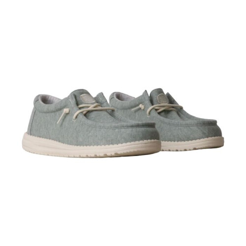 Mocassin à Lacets Hey Dude Wally Stretch Jersey - Seafoam 2