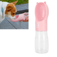 Hundewasserflasche S 380 ml Pink 7x26 cm/2.8x10.2 in