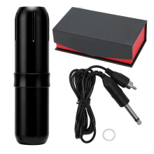 Stylo de tatouage ergonomique avec moteur puissant, compatible avec les cartouches d'aiguilles. Outil de maquillage permanent offrant un