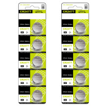 10/5 Stück CR2477-Knopfzellenbatterien,-10 Stück