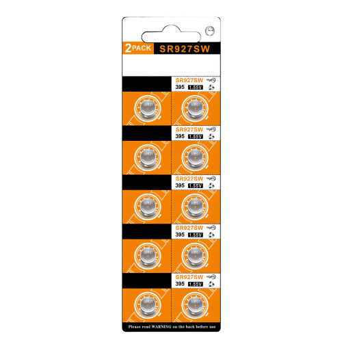 LR927/AG7/SR927/375 Button Batteries Compactly 1.5v-10 pieces