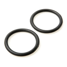 Hy Peacock Rings And Leather Straps (One Pair)