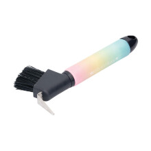 (One Size, Pastel) Hy Ombre Horse Hoof Pick & Brush