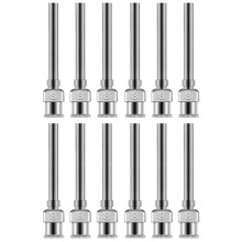 12Pcs 38mm Dispensing Needle Stainless Steel Delivering-8G