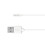 Wear Resistant USB Magnetic Charging Cord Power Cable-White 1