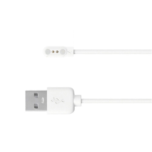 Wear Resistant USB Magnetic Charging Cord Power Cable-White