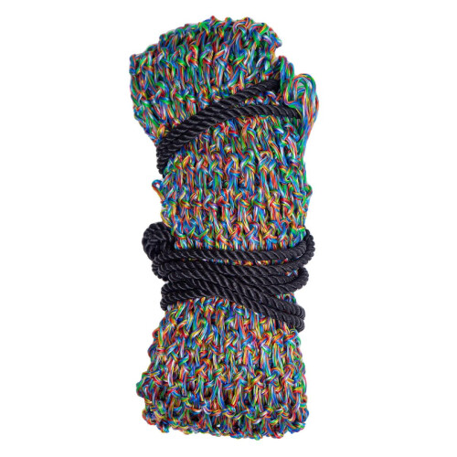 (One Size, Rainbow) Hy Slow Flow Horse Hay Net
