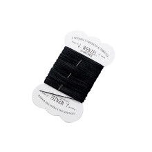 (One Size, Black) Lincoln Plaiting Thread (Pack of 12)