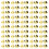 Vis en fer antirouille, Rivets à-imitation or 9,5MM 5MM 4MM 1