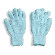 Gants de nettoyage polyvalents en microfibre douce,- bleu clair