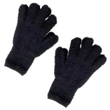 Gants ménagers polyvalents en microfibre douce, pièges les- Noir