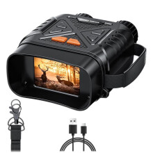 1080P Nattseende Kikare 10x Digital 800m Full Dark Nattseende Teleskop Glasögon 2,8 Tum Stor Skärm för Camping
