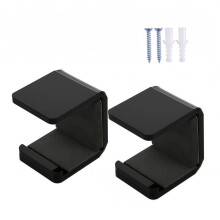 Lot de 2 cadres de support de bâton de hockey élégants, y-Noir