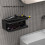 Double Layer Wall Mounted Phone Organizers Universal-Black 4