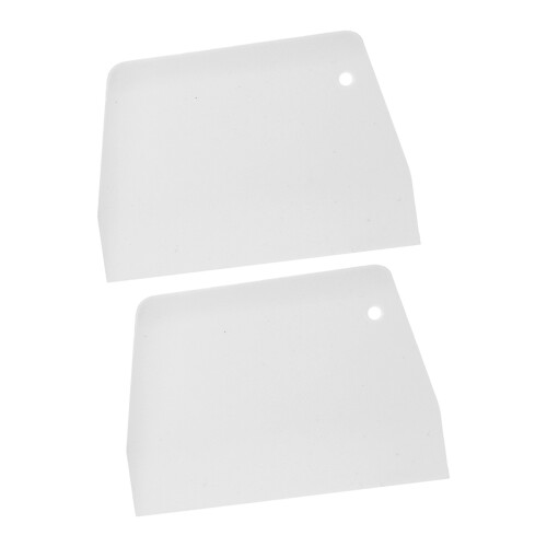 Grattoirs de cuisson en plastique PP de qualité-Blanc