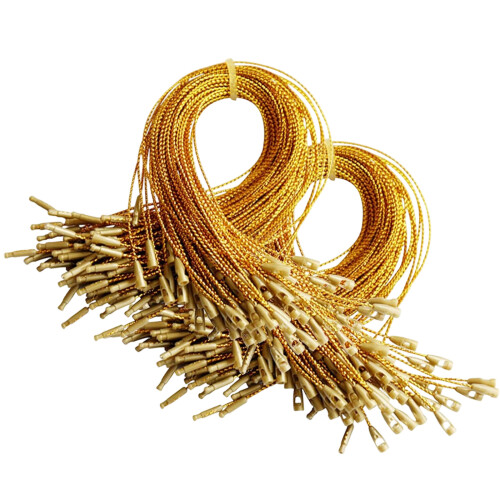 Paquet de 200 câbles pré-coupés, cintres pour décorations de-Or