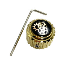 Bouton de Volume de tonalité de guitare électrique en métal,-Or
