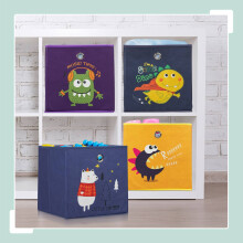 Caja de almacenamiento para niños, juego de 4