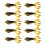 10Pcs Soft Crawfish Baits Artificial Baits Floating-ColorJ 70MM 1