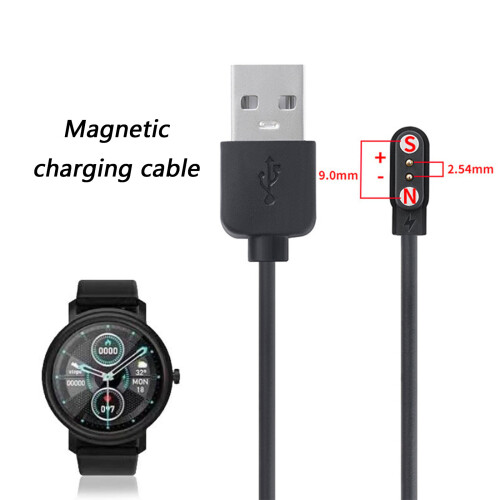 Wear Resistant USB Magnetic Charging Cord Power Cable-White 2