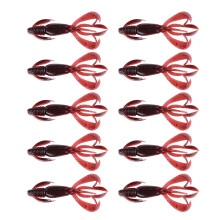 10Pcs Soft Crawfish Baits Artificial Baits Shrimp-ColorE 70MM
