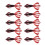 10Pcs Soft Crawfish Baits Artificial Baits Shrimp-ColorE 70MM 1