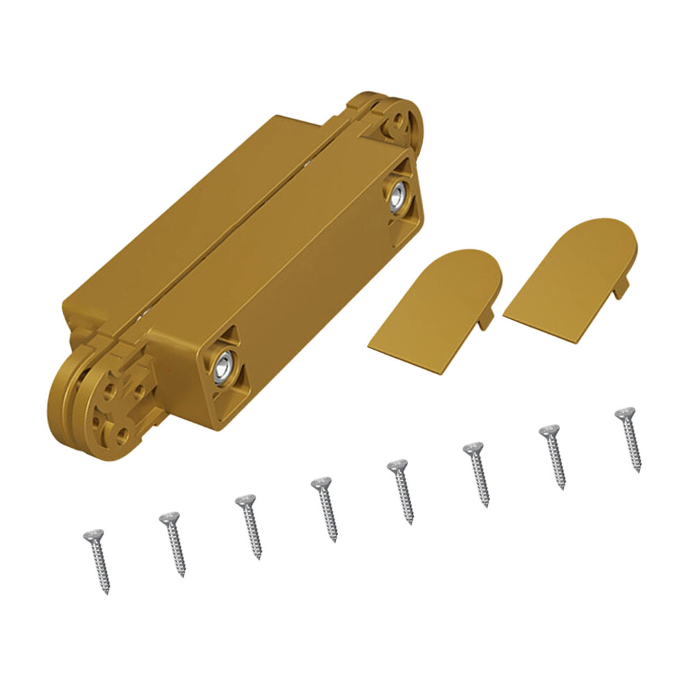180 Degree Door Pivots Hinge Replacement Adjustable-30X165 Gold 7751001377556
