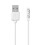 60cm Lightweight Charging Cable 4.0mm Spacing 2Pin Power-White 1