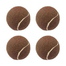 4 pièces balle de Tennis doux chaise jambe protecteurs de-brun