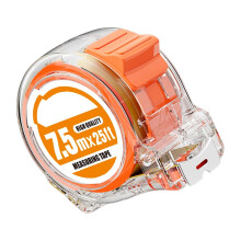 Clear Body Tape Measure Multiple Length Choice-7.5 meters 25mm