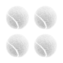 4 stuks hardhouten vloer zachte padhoezen tennisbal-Wit