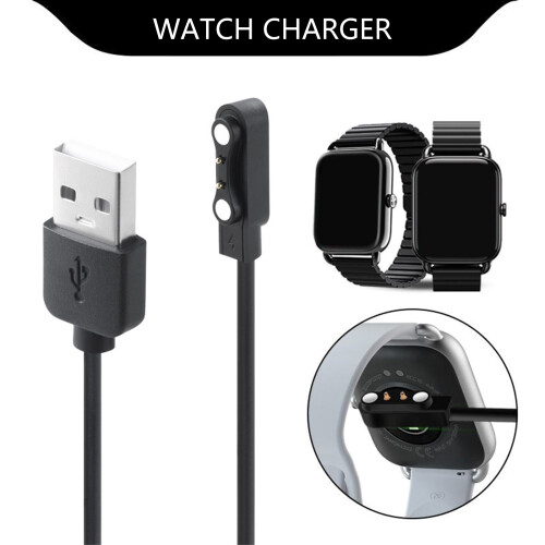 Fil de cordon de charge magnétique 2 broches, espace de-Blanc 2