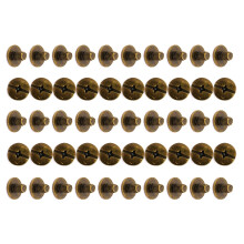 50 stuks multifunctionele ijzeren-brons 9,5 MM 5 MM 4 MM