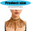 Bijoux de danse du ventre, accessoires de danse,-OS bleu royal 4