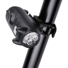 Cycling Headlight Rechargeable 5 Hours Runtimes Loud-Black