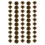 50Pcs 5 Color Screws Rivets Multiprupose-bronze 9.5MM 5MM 4MM 1