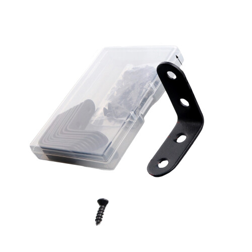 Attelle d'angle en forme de L en acier inoxydable, supports-40