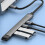 Aluminum Alloy USB C Hubs PD3.0 Fast Chargers 5Gbps Data-Gray 4